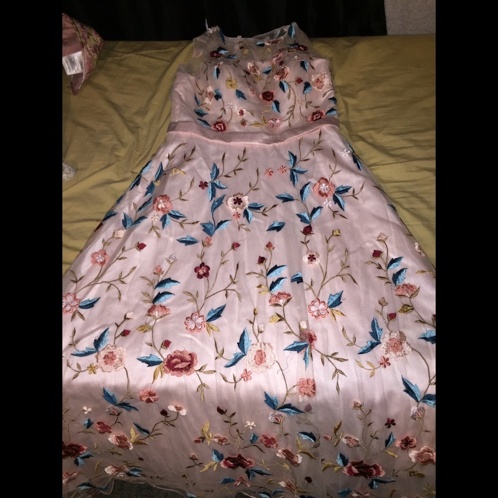 Floral Prom Dress👗